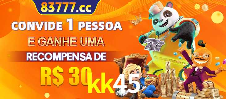 Banner institucional da kk45 sobre parceria de marcas e criação de uma marca de excelência, apresentando os mascotes de jogos populares como o Fortune Tiger.