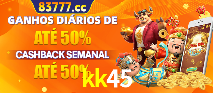 Anúncio de um membro ganhador do cassino kk45 que ganhou R$2.193.486,00 jogando o slot PG Fortune Tiger, com os mascotes do jogo comemorando o prêmio.